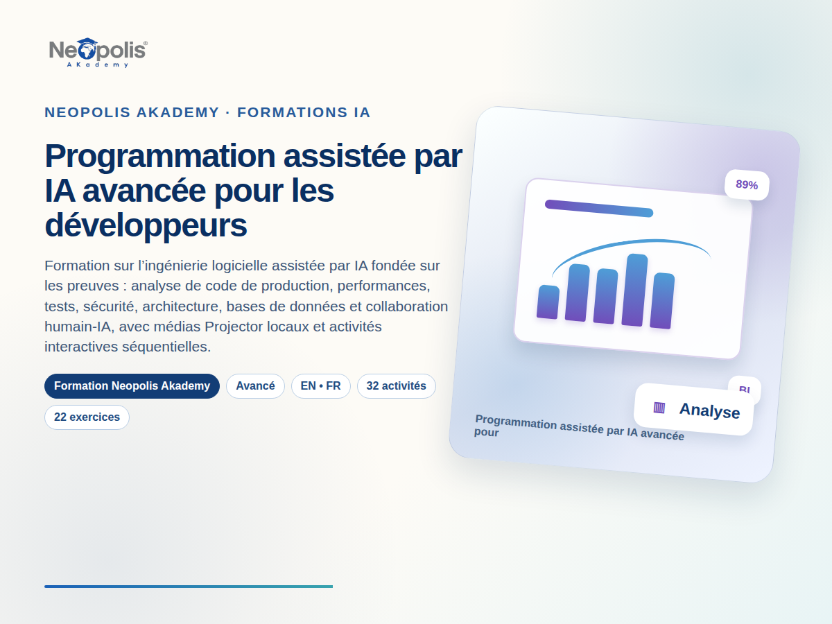 Programmation assistée par IA avancée pour les développeurs