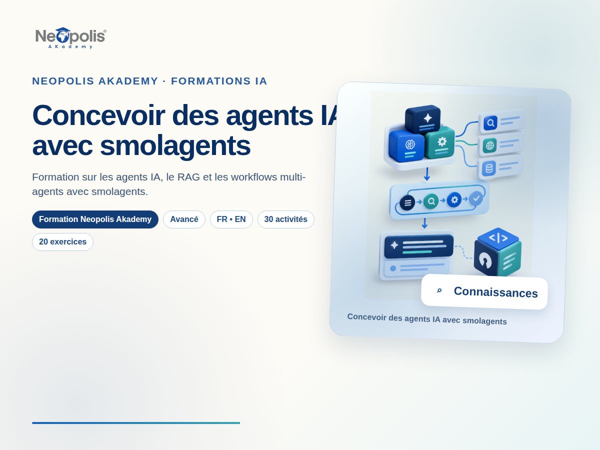 Concevoir des agents IA avec smolagents