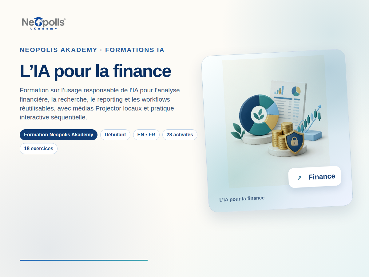 L’IA pour la finance