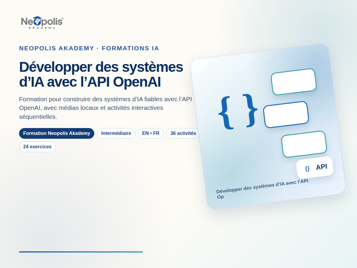 Développer des systèmes d’IA avec l’API OpenAI