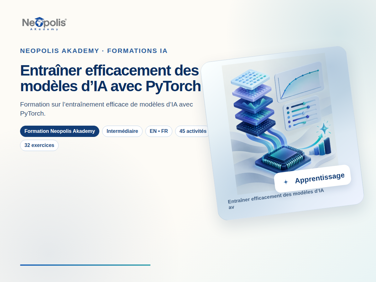 Entraîner efficacement des modèles d’IA avec PyTorch