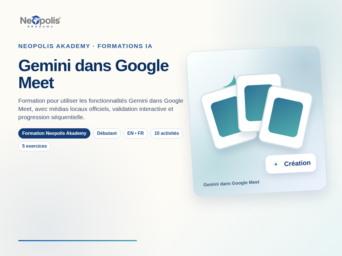 Gemini dans Google Meet