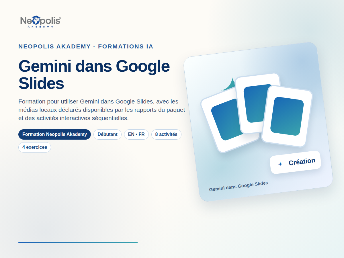 Gemini dans Google Slides
