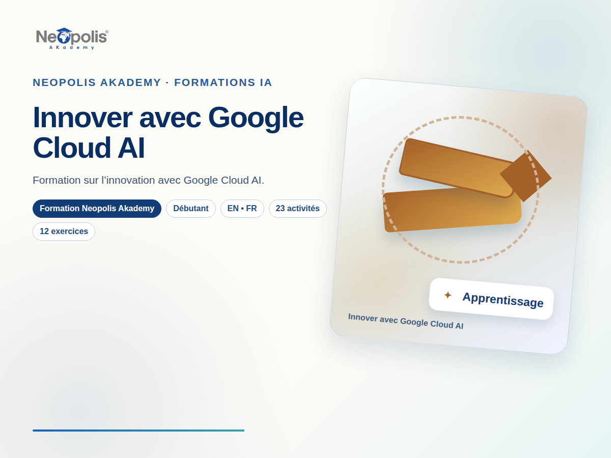 Innover avec Google Cloud AI