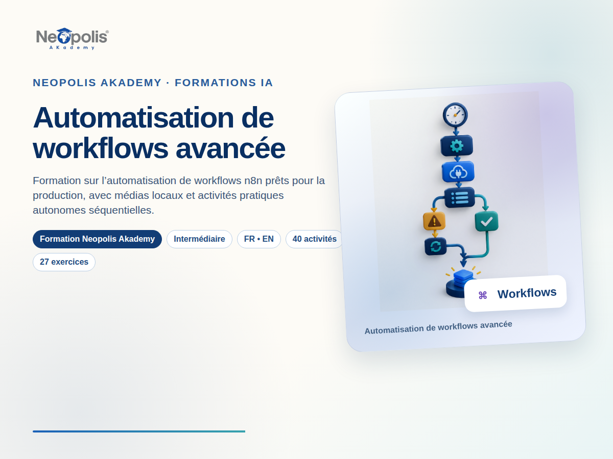 Automatisation de workflows avancée