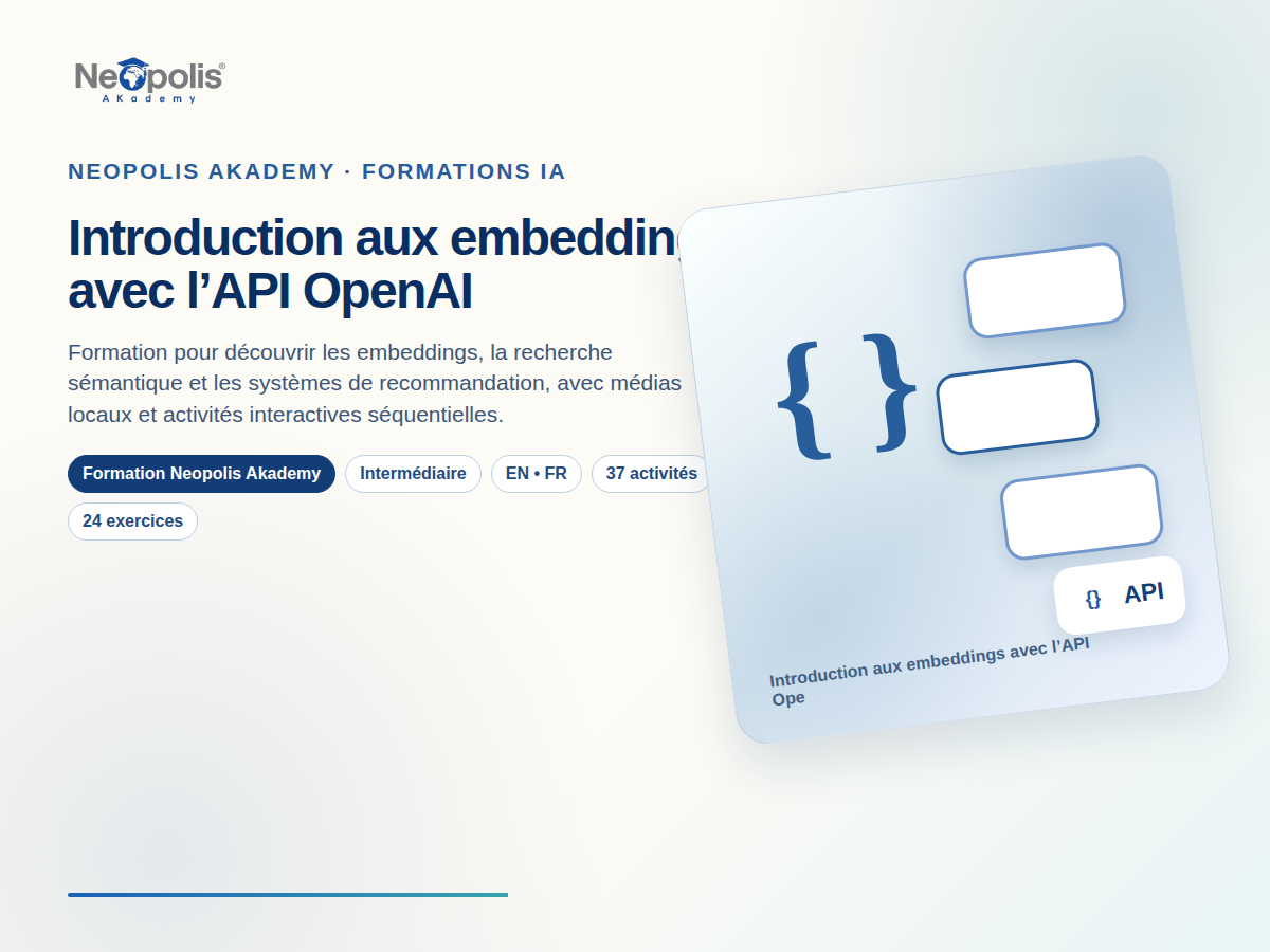 Introduction aux embeddings avec l’API OpenAI