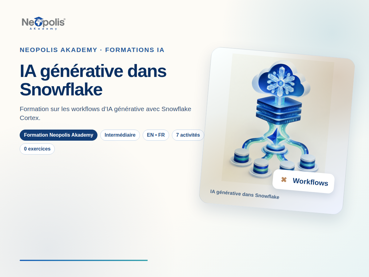 IA générative dans Snowflake