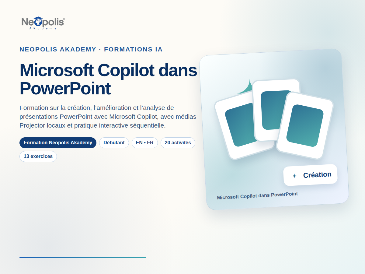 Microsoft Copilot dans PowerPoint
