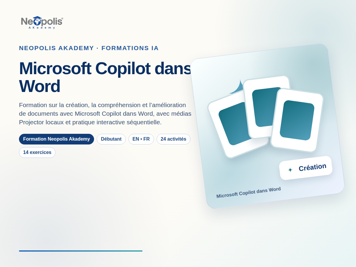 Microsoft Copilot dans Word
