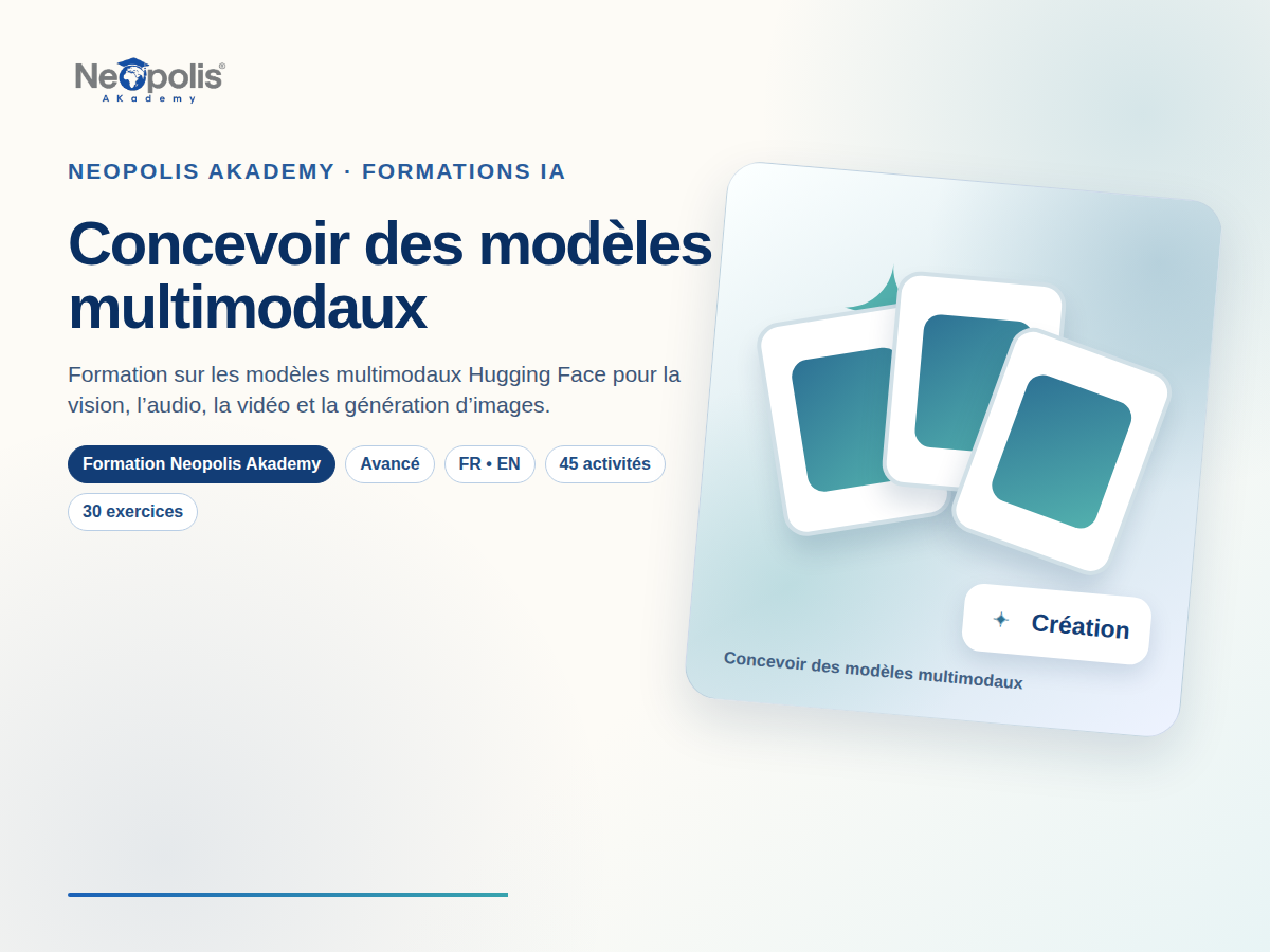 Concevoir des modèles multimodaux