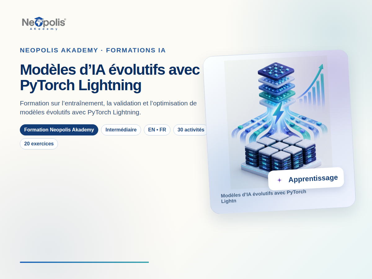 Modèles d’IA évolutifs avec PyTorch Lightning