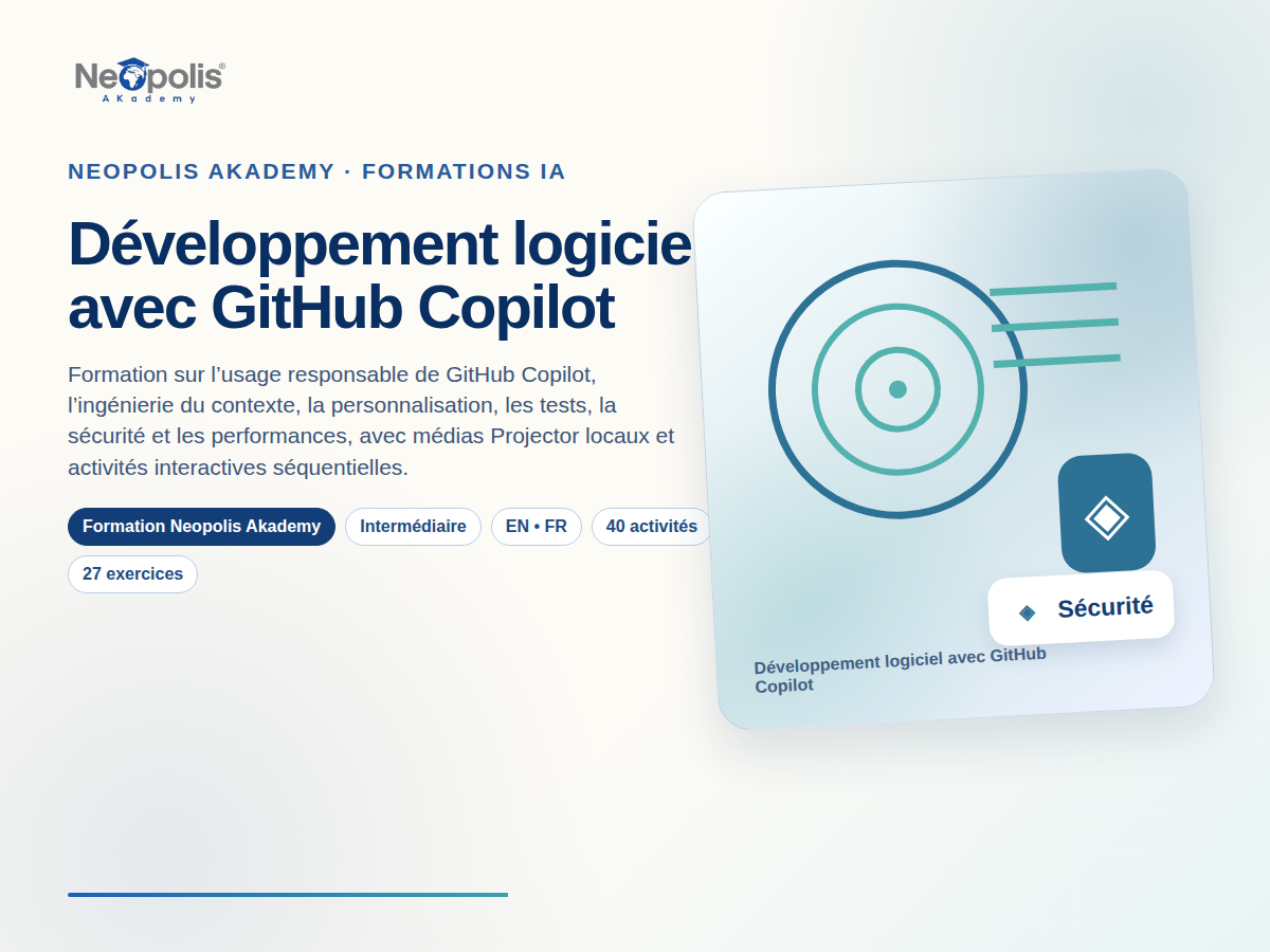 Développement logiciel avec GitHub Copilot