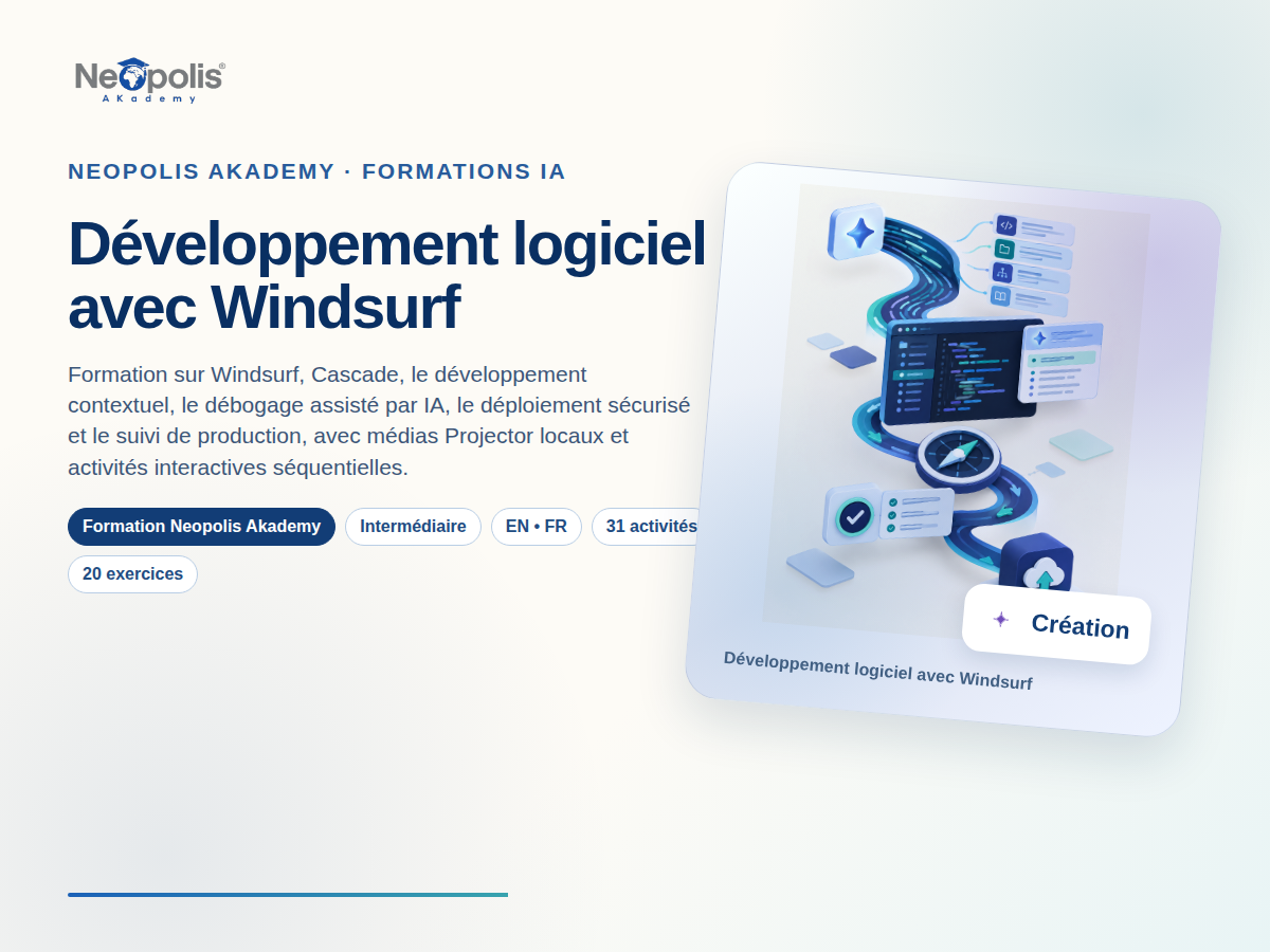 Développement logiciel avec Windsurf