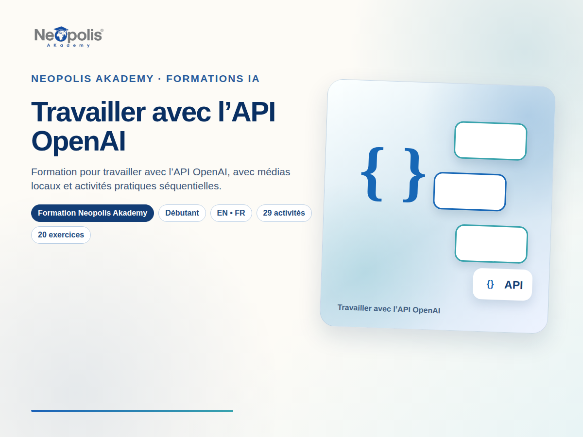 Travailler avec l’API OpenAI
