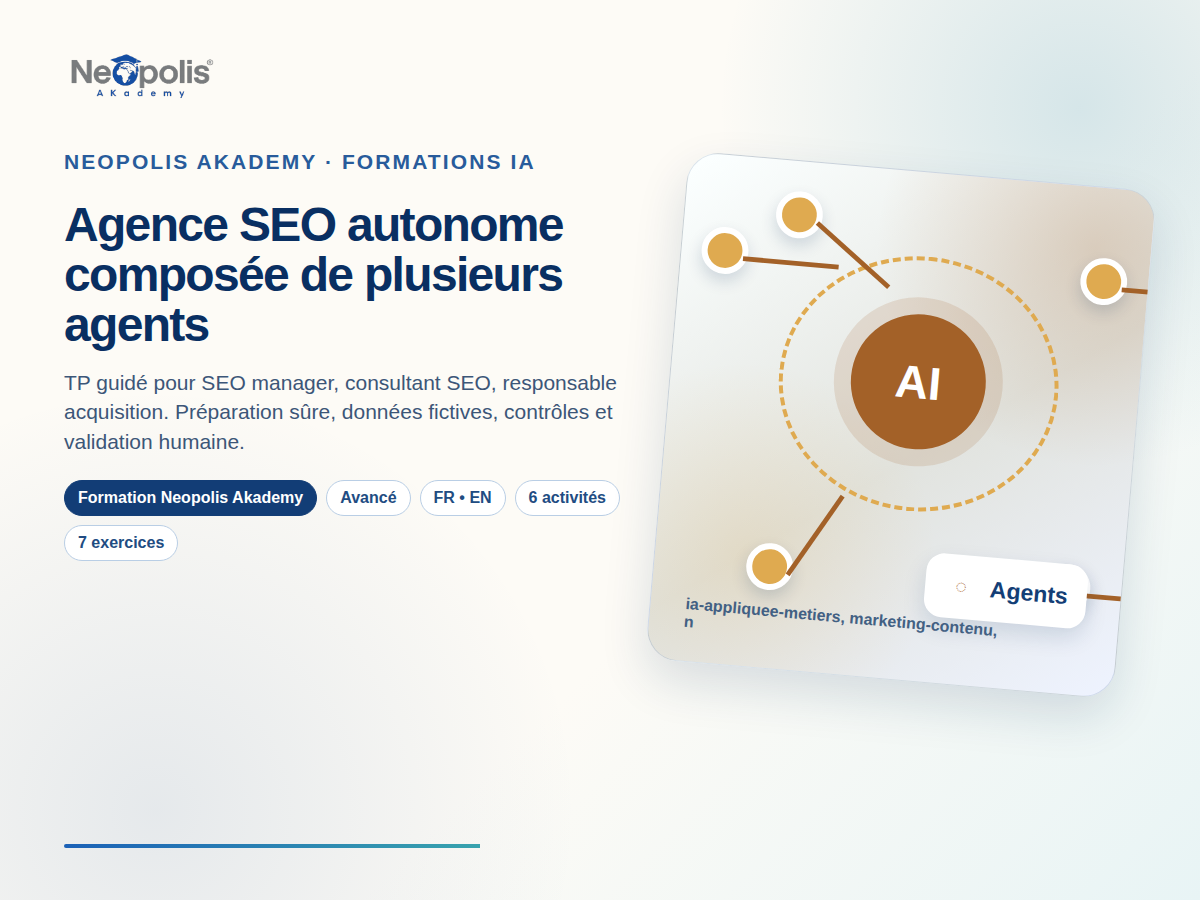 Agence SEO autonome composée de plusieurs agents