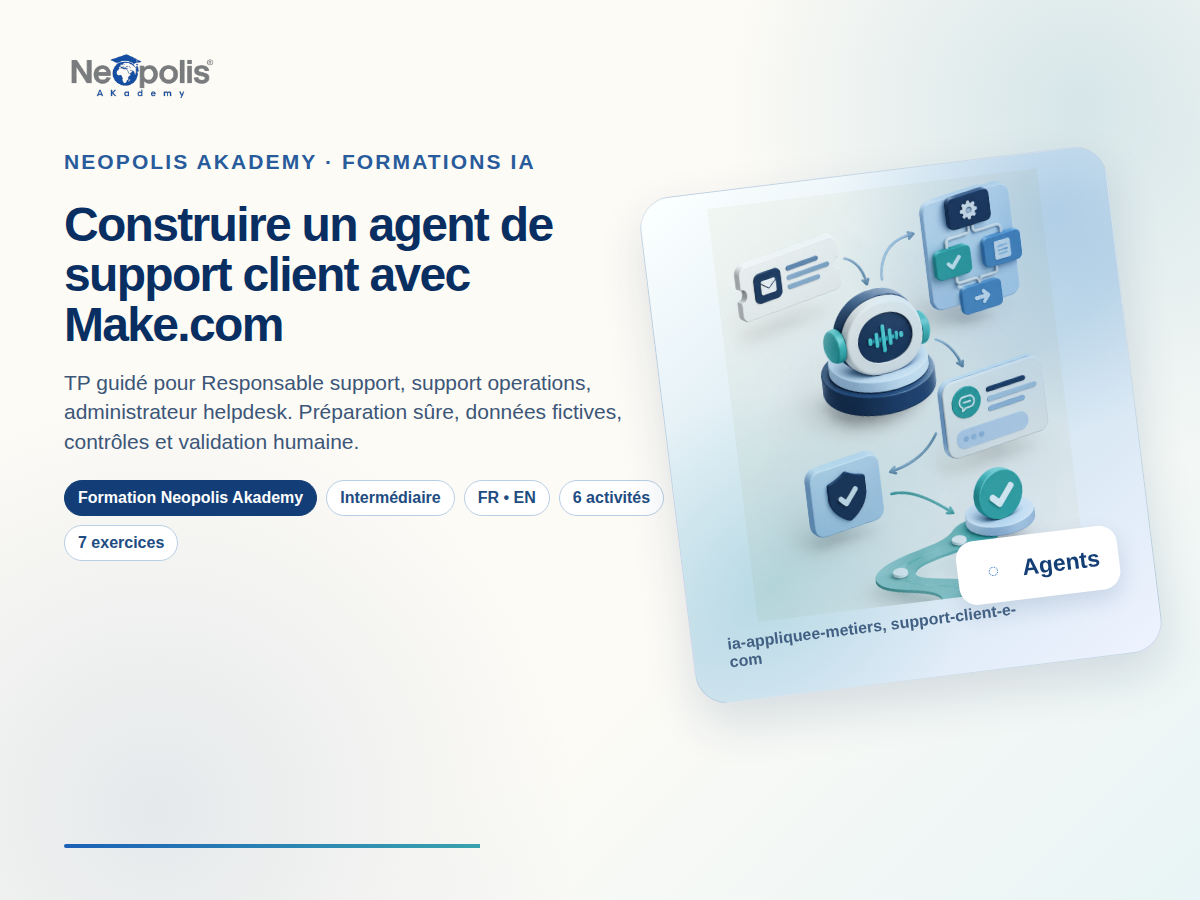 Construire un agent de support client avec Make.com