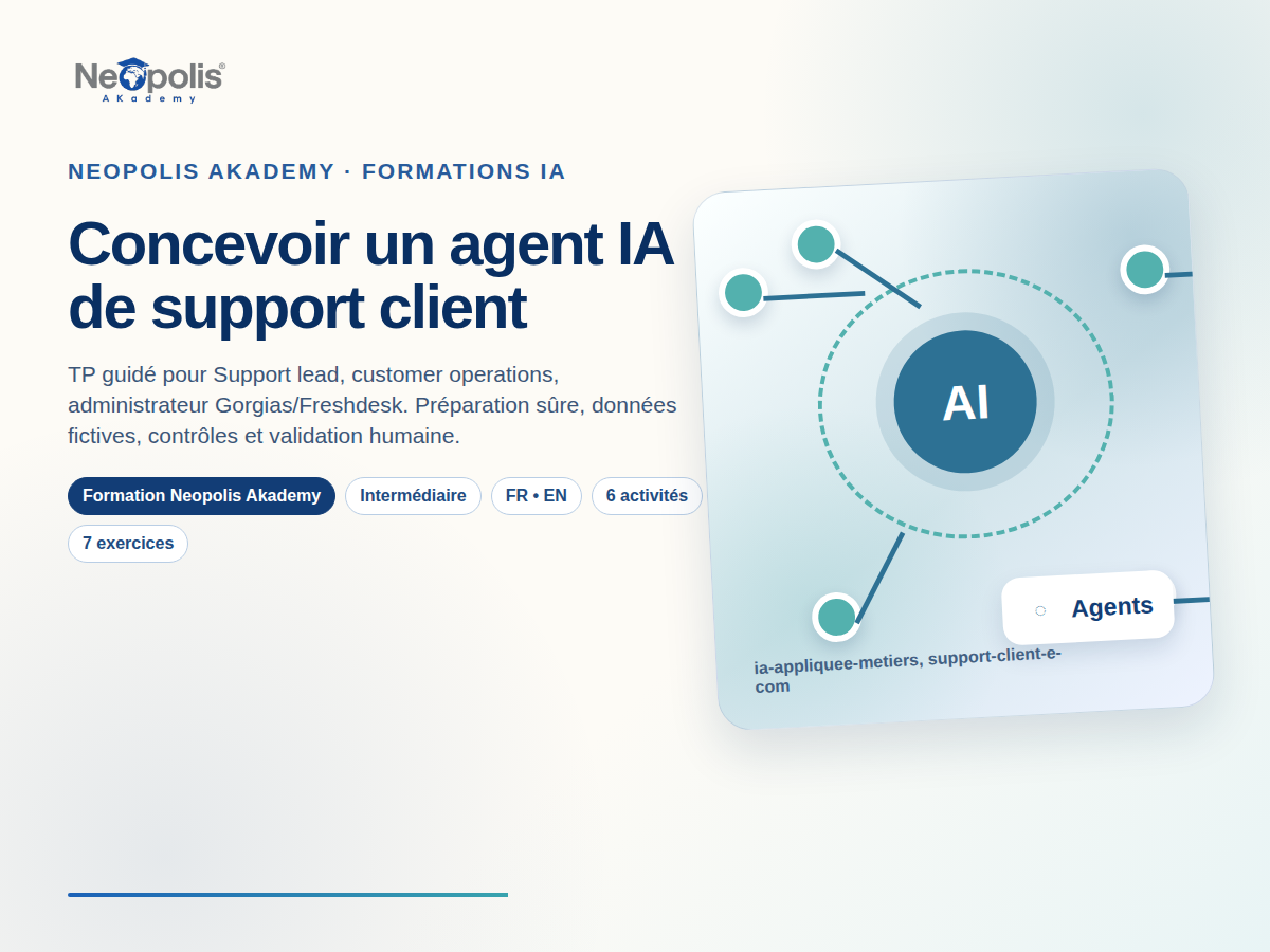 Concevoir un agent IA de support client