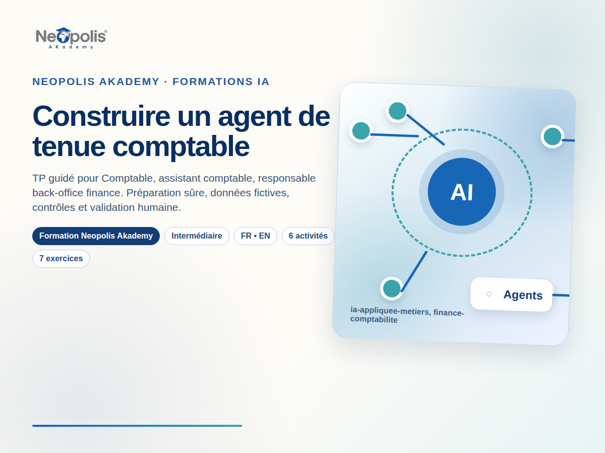 Construire un agent de tenue comptable