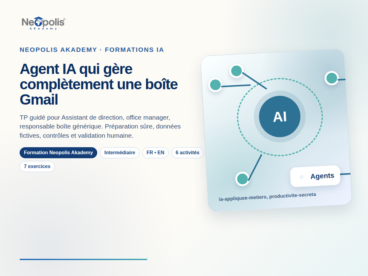 Agent IA qui gère complètement une boîte Gmail
