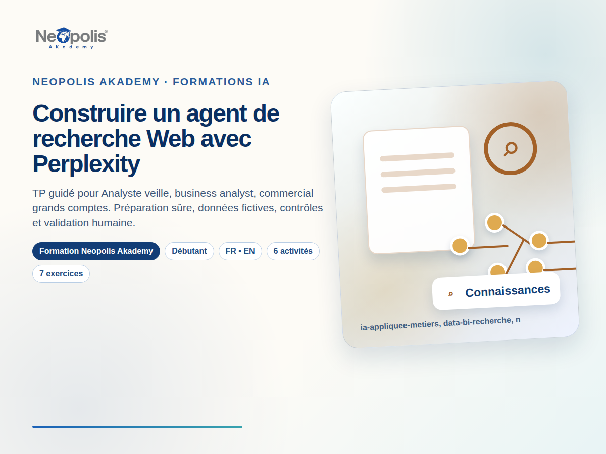 Construire un agent de recherche Web avec Perplexity
